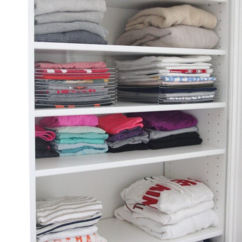 EFFORTLESS SHIRT ORGANIZER – KEEPS YOUR SPACE NEAT & TIDY