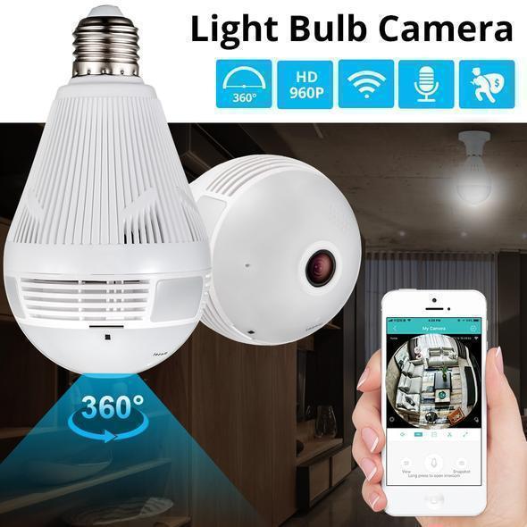 360 DEGREE PANORAMIC CAMERA LIGHT BULB - Image 2