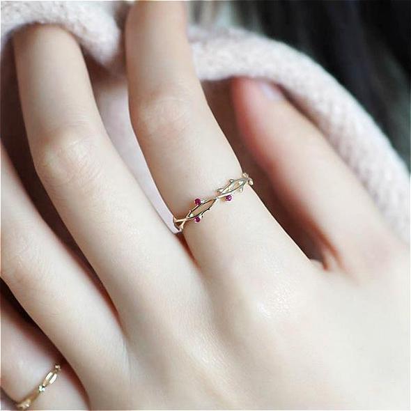 Cute Dainty Branch Ring - Image 5
