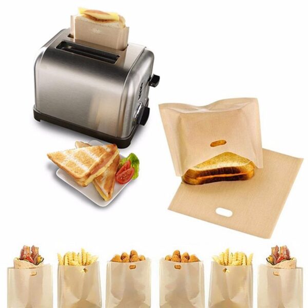 2pcs Reusable Toaster Bags