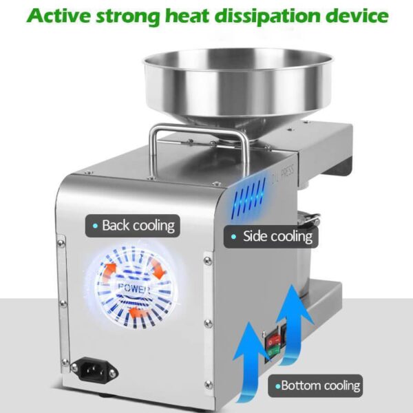 New Temperature Control Stainless Steel Automatic oil Press