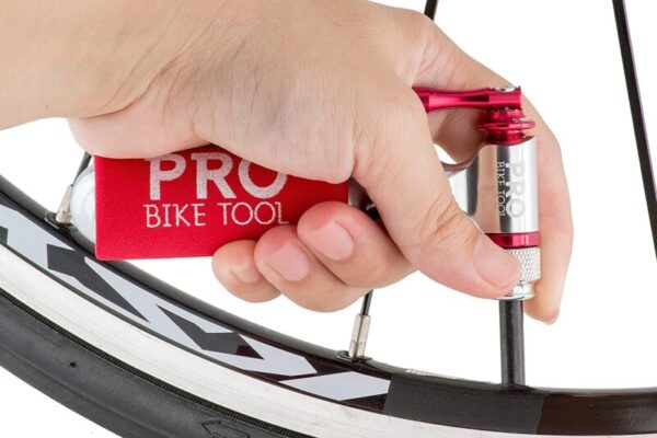 Quick & Easy – Presta and Schrader Valve Compatible – Bicycle Tire Pump for Road and Mountain Bikes