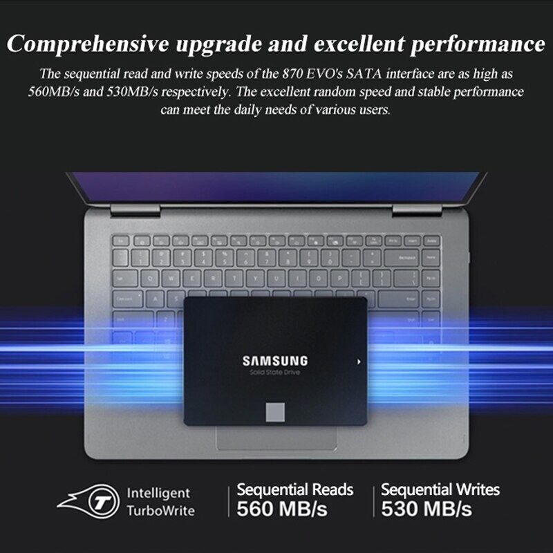 SAMSUNG SSD 870 EVO  1TB Internal Solid State Disk HDD Hard Drive SATA3 2.5 inch hdd case Laptop Desktop PC TLC