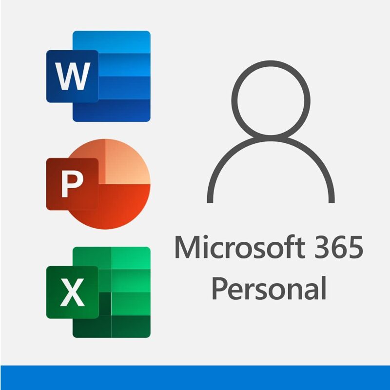 Microsoft 365 Personal | 12-Month Subscription, 1 person| Premium Office Apps | 1TB OneDrive cloud storage | PC/Mac Download