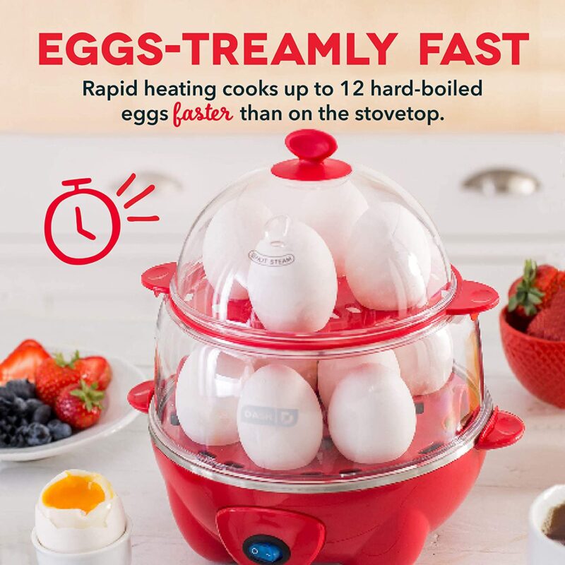 Dash Deluxe Rapid Egg Cooker for Hard Boiled