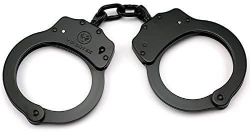 Double Lock Steel Police Edition Professional Grade Handcuffs