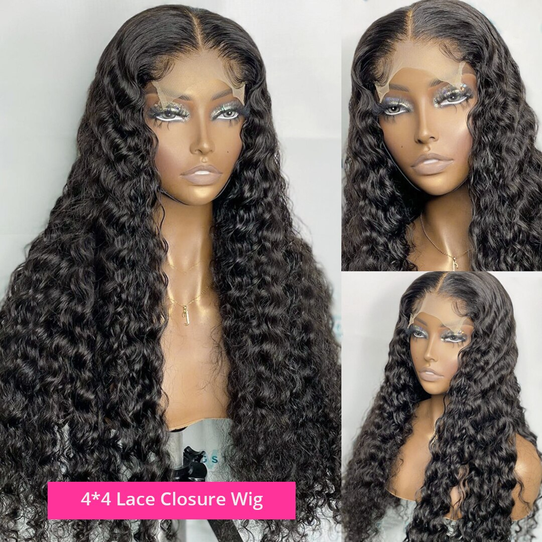 Water Wave Lace Front Wigs For Women Hair