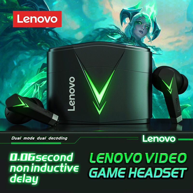 Lenovo Gaming Earphone Wireless Buletooth Headphone