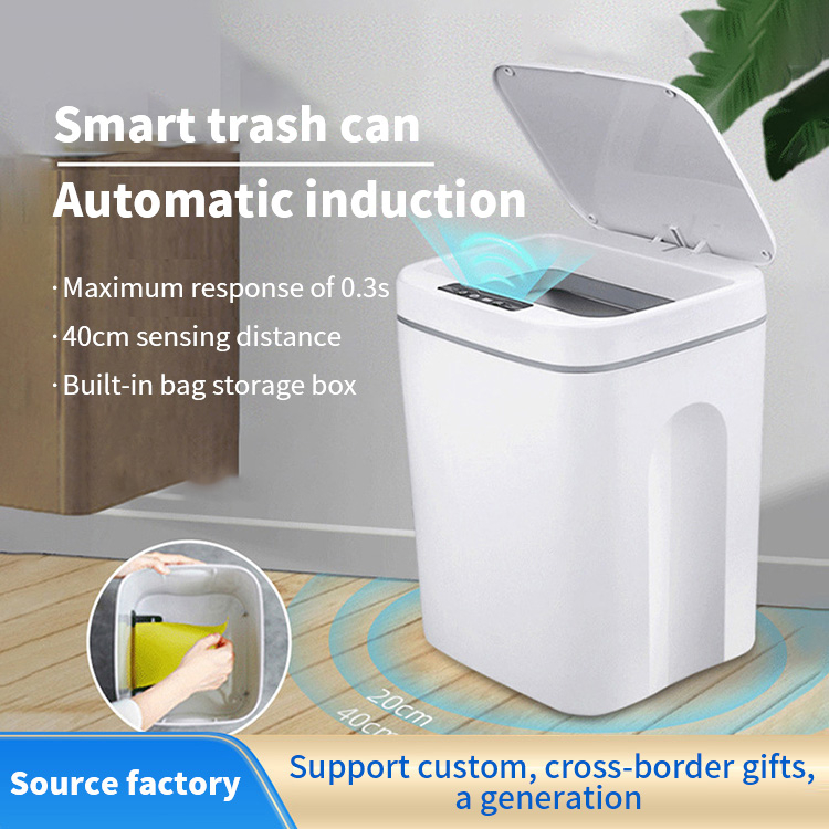 Smart Wastebasket Waterproof Automatic Trash
