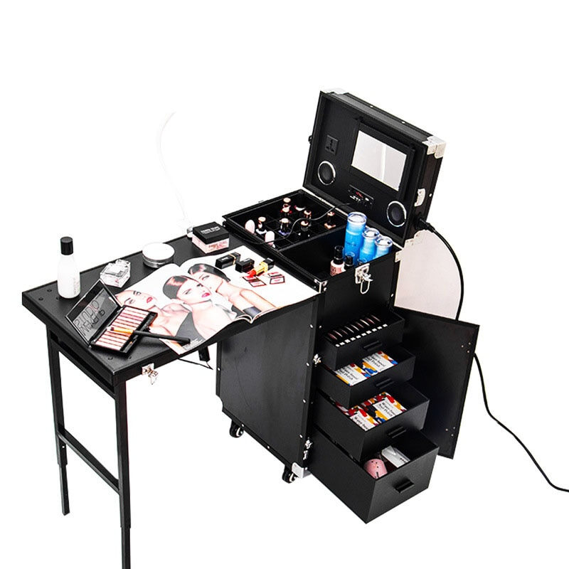 Nail Art Tools Storage Organizer Box Table Multifunctional Makeup