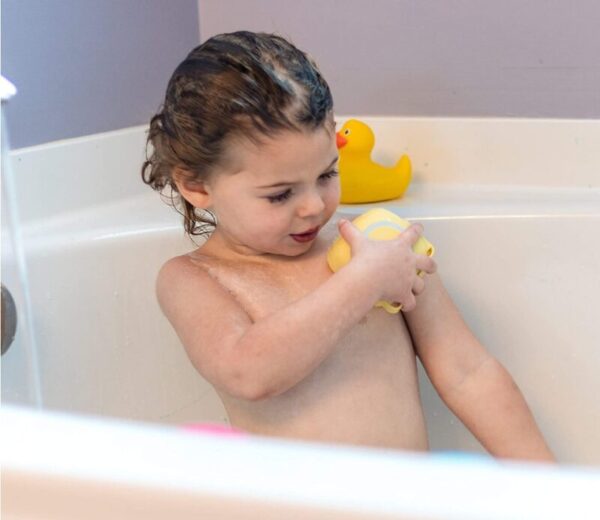 The Scrub-a-DubDub Baby Bath Scrubber – Ultra-Soft Silicone Brush