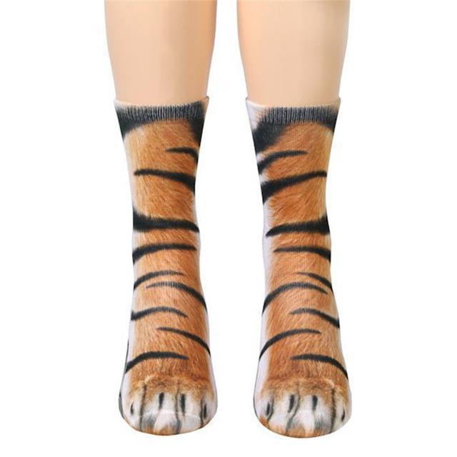 Animal Feet Printed Socks
