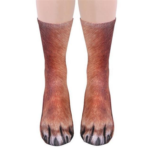 Animal Feet Printed Socks