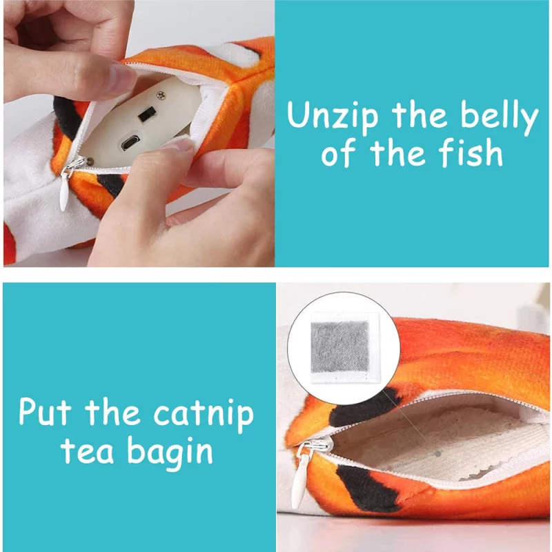 Dancing Fish Interactive Pet Toy