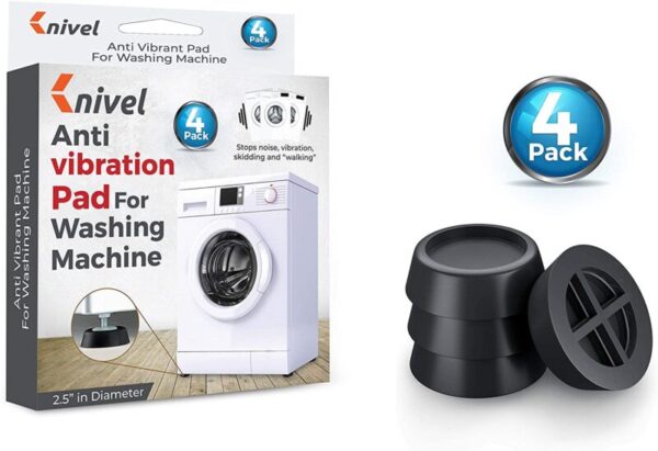 4 Pcs Washing Machine Foot Pads for Anti-vibration and Anti-Walk