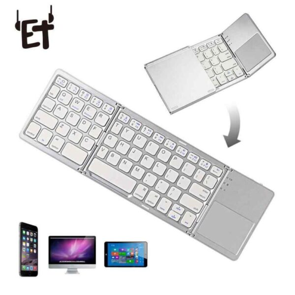 Folding Bluetooth Keyboard with Touchpad