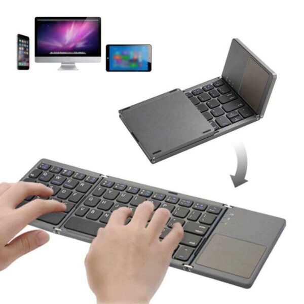 Folding Bluetooth Keyboard with Touchpad