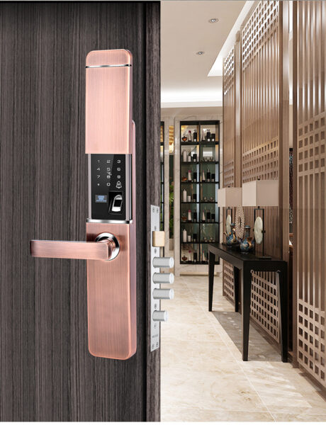 2021 New Security Intelligent Door Lock Biometric Fingerprint Lock Digital Lock Safe