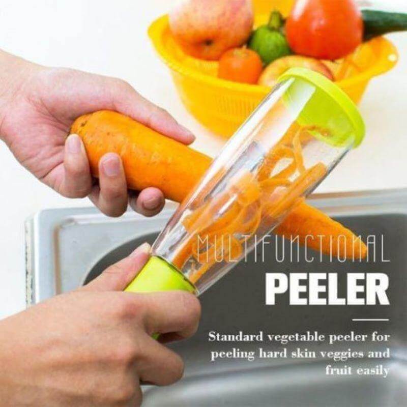 Multifunctional Stainless Steel Stored Vegetable Peeler