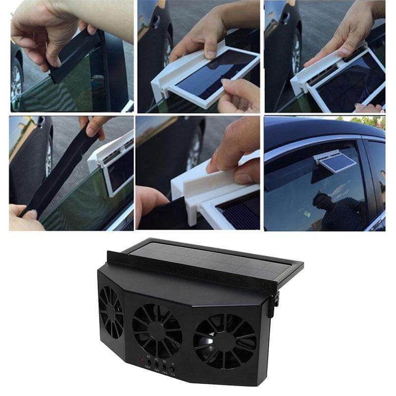 Auto Solar Ventilating Fan for Car