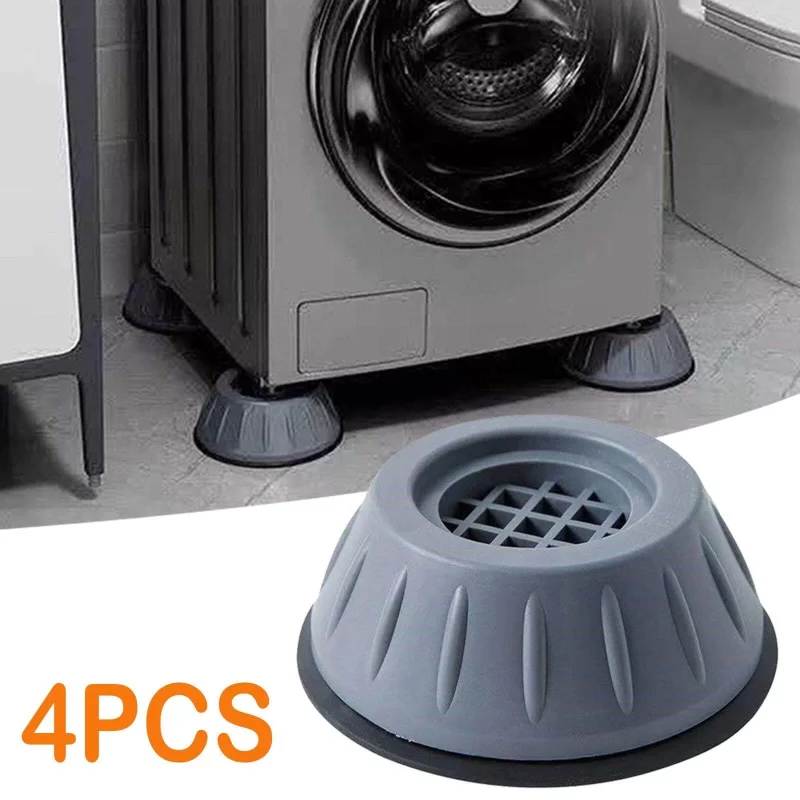 4 pcs Non-slip Washing Machine Base Shock Absorber Mat
