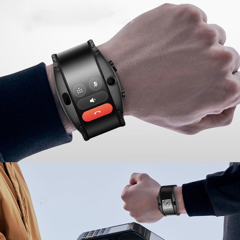 Elegant Flexible Timepiece Bluetooth Smart Watch