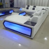 Modern Led Living Room Leather Sofa - Image 15
