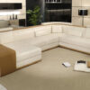 Modern Led Living Room Leather Sofa - Image 12