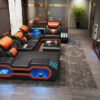 Modern Led Living Room Leather Sofa - Image 7