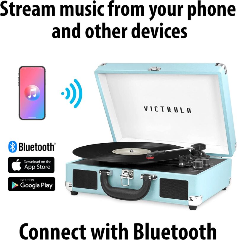 Bluetooth Portable Record Player